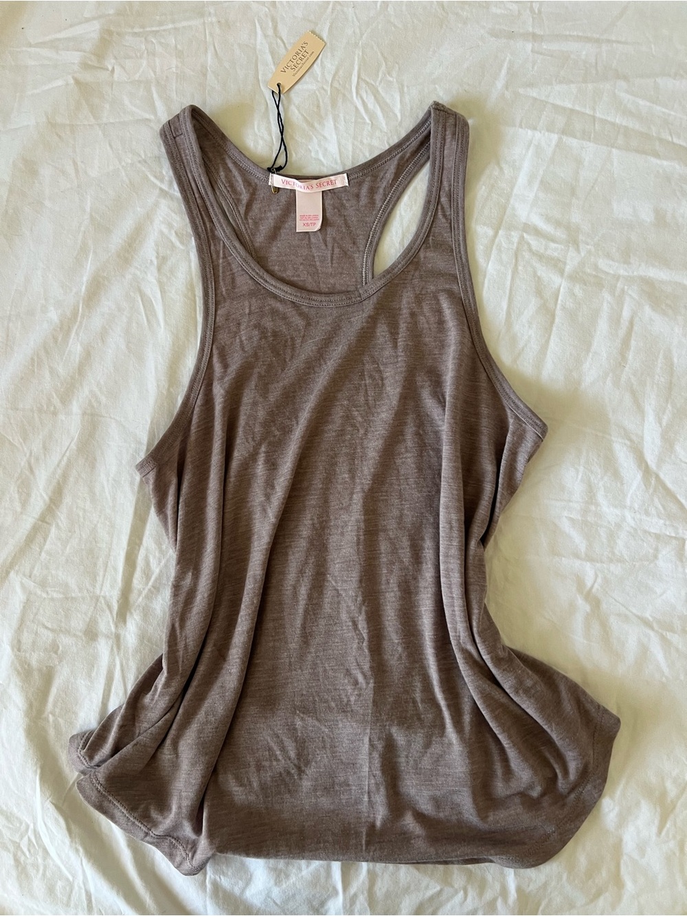 Victoria's Secret purple/gray Racerback Tank Top